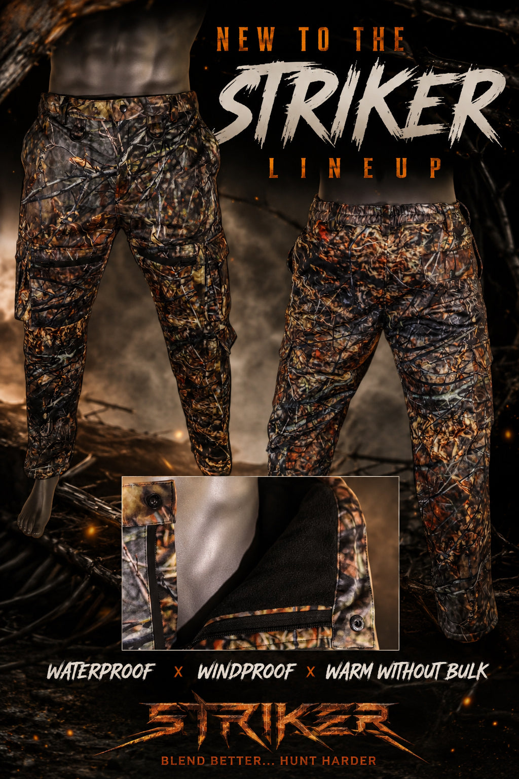Striker Polar Fleece Lined Pants