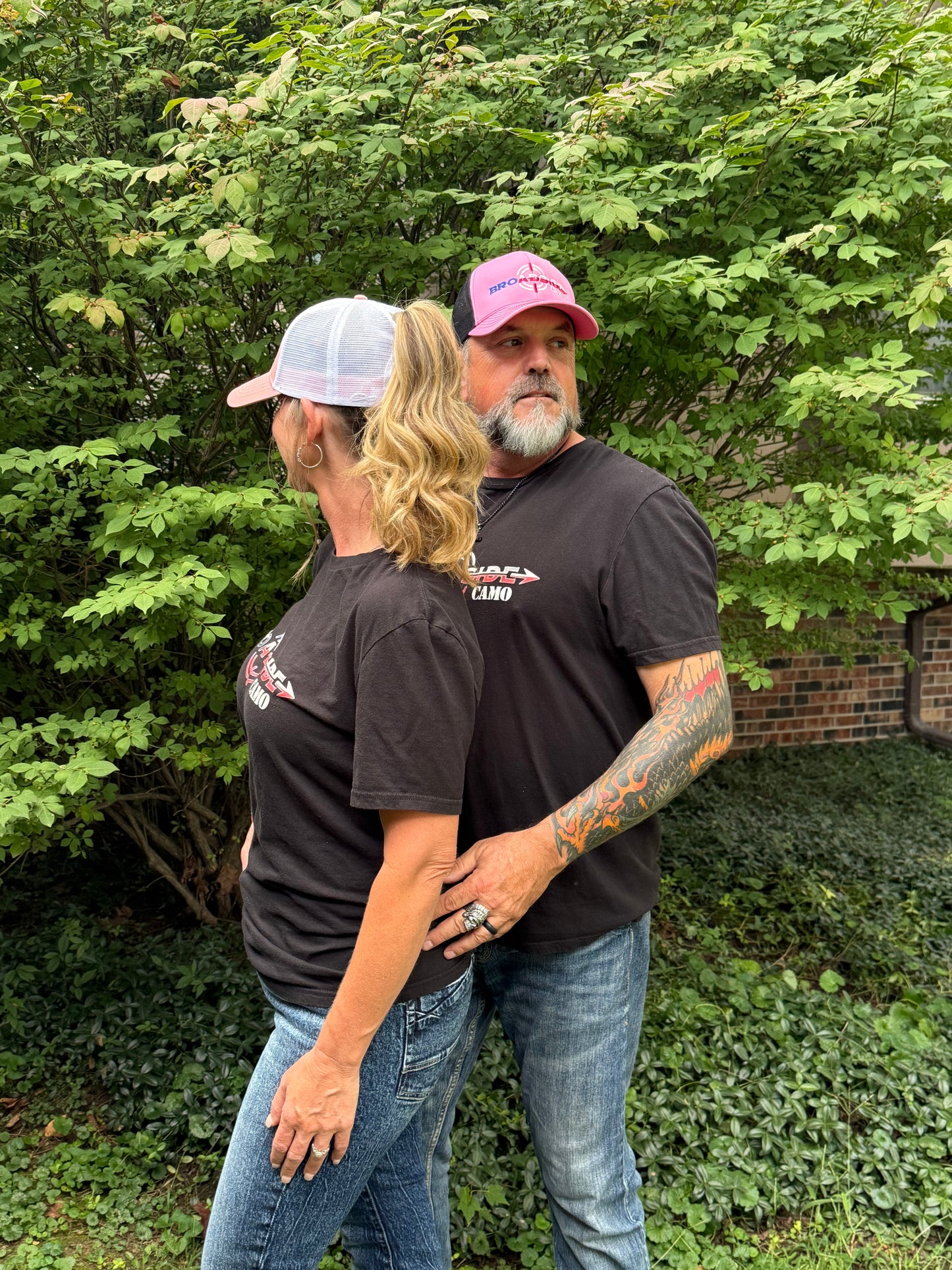 Unisex Pink & Black Hat