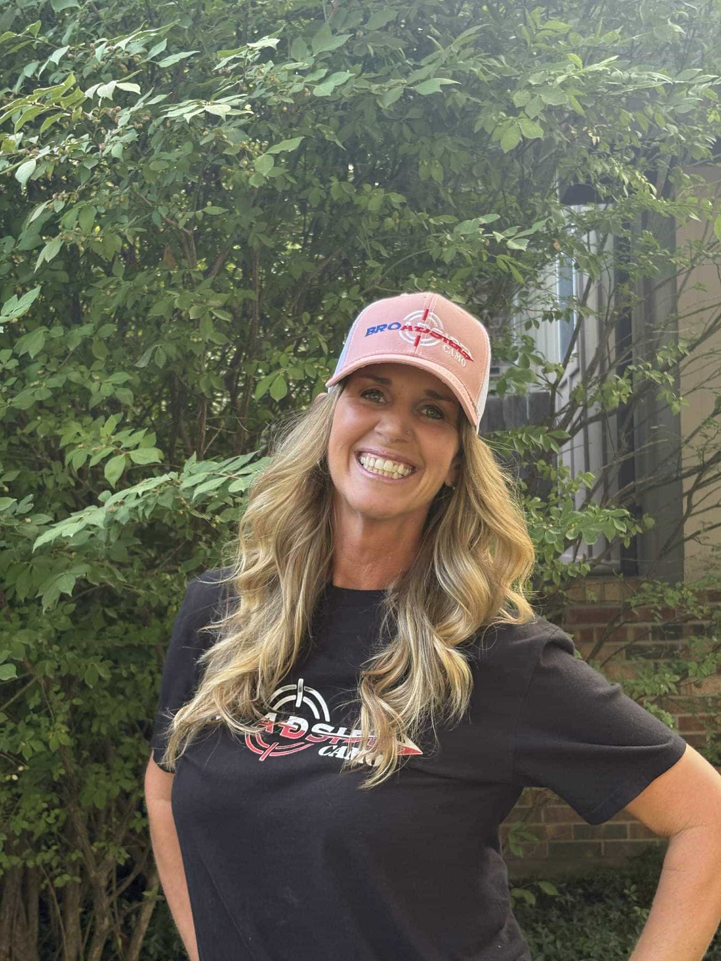 Women's Ponytail Light Pink Hat